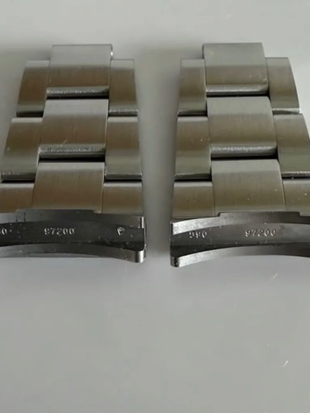 Rolex 904L Oyster 97200 SEL Bracelet Link Segment Submariner Watch 116610 114060